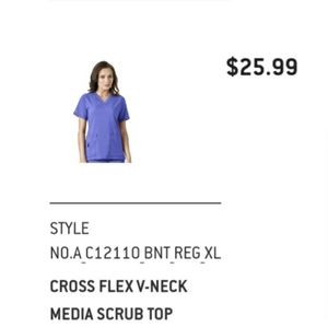 Carhartt women's scrub top